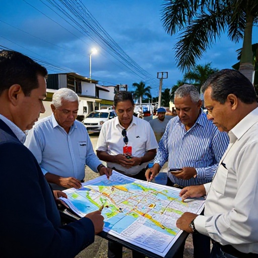 Carlos Encalada expone estrategia contra El Niño y apoyo a emprendedores del Guayas