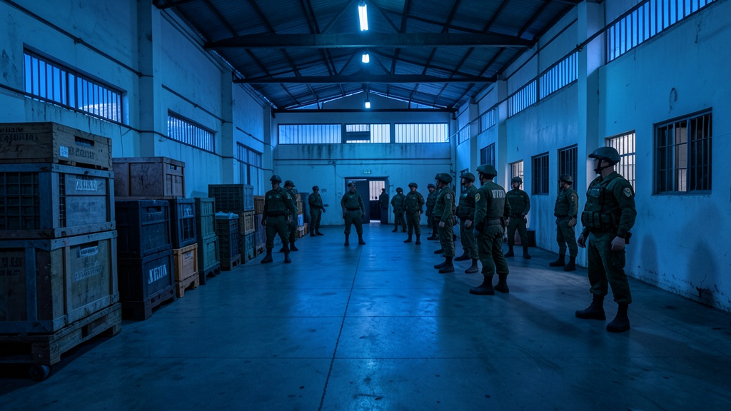 Gobernación recorre campamento militar en Penitenciaría del Litoral y verifica suministros