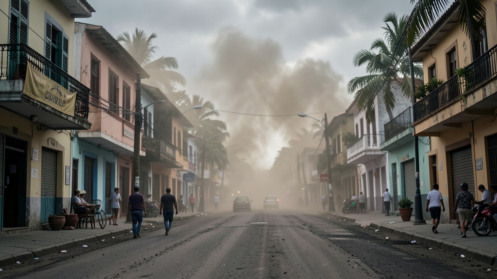 Guayas bajo alerta por ceniza volcánica tras simulaciones de Riesgos