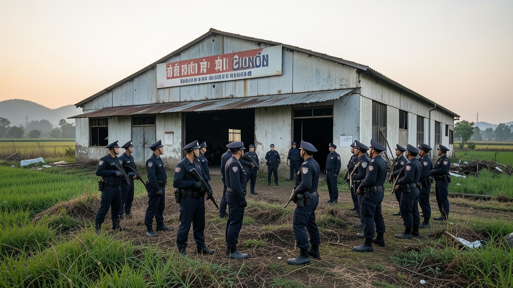 Policía desmantela centro de narcotráfico albanés en Chongón y aprehende a cinco hombres