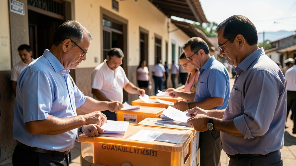 CNE Guayas inicia escrutinio de votos PPL y en casa sin incidentes