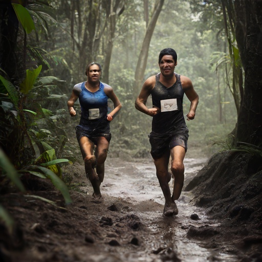 Competencia de obstáculos: atletas superan circuitos en categorías masculinas y femeninas