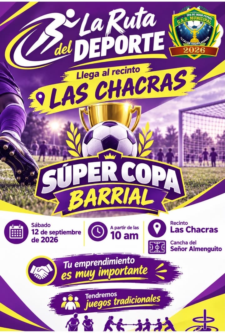Lomas de Sargentillo celebra el fútbol barrial con la Super Copa este sábado