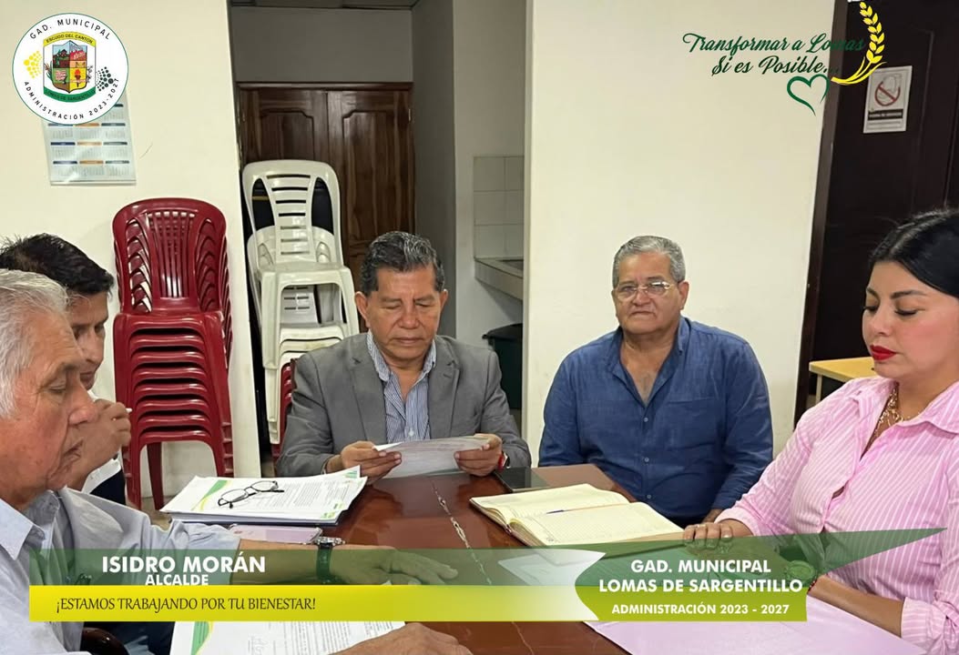 Concejo de Lomas de Sargentillo aprueba acta y resuelve petitorio sobre solar en Barrio Daule