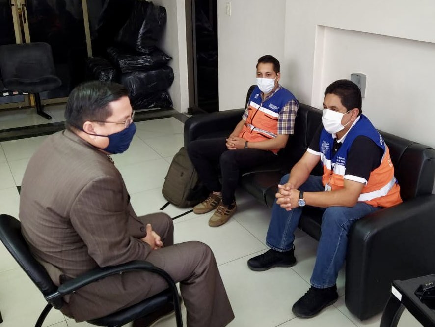 Riesgos Ecuatorianos coordina asistencia invernal en 4 provincias tras reunión con Zonal 5