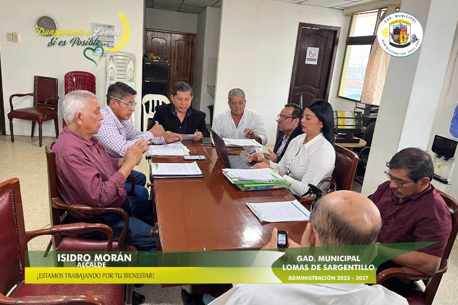 Concejo de Lomas de Sargentillo aprueba ordenanza sobre remisión de deudas del mercado municipal