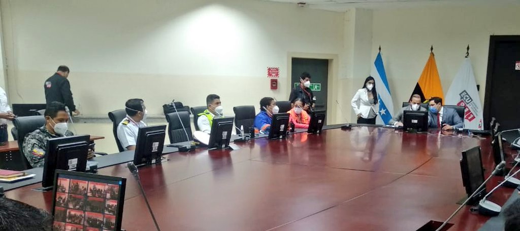 Instalan centro de monitoreo del Sistema Nacional de Gestión de Riesgos en Guayas