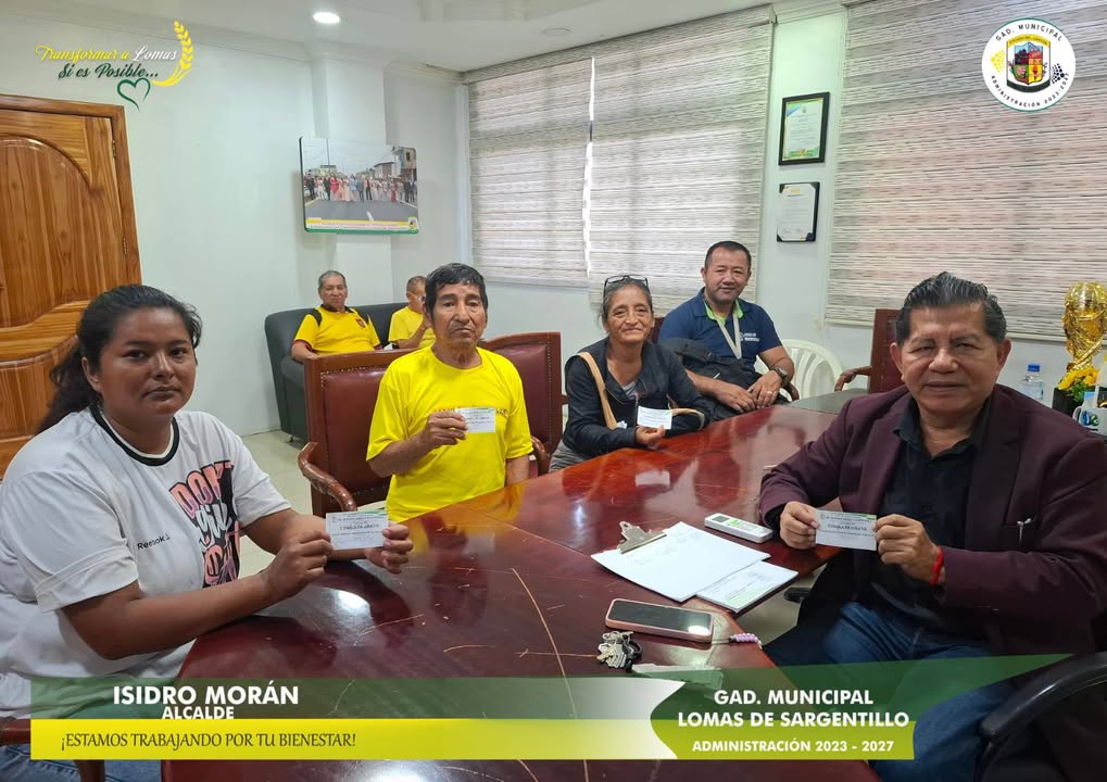 Alcalde Isidro Morán abre puertas del GAD para escuchar a Lomas de Sargentillo