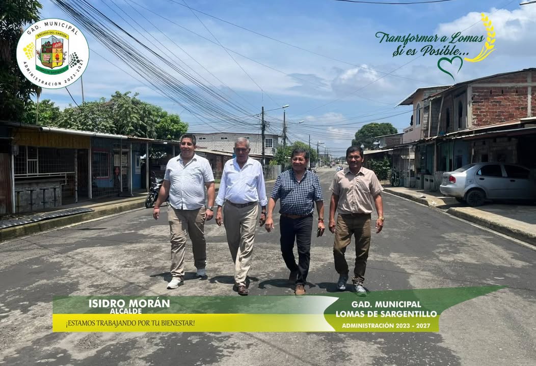 Alcalde Isidro Morán vigila el mejoramiento de calles en Monserrate y San Lorenzo