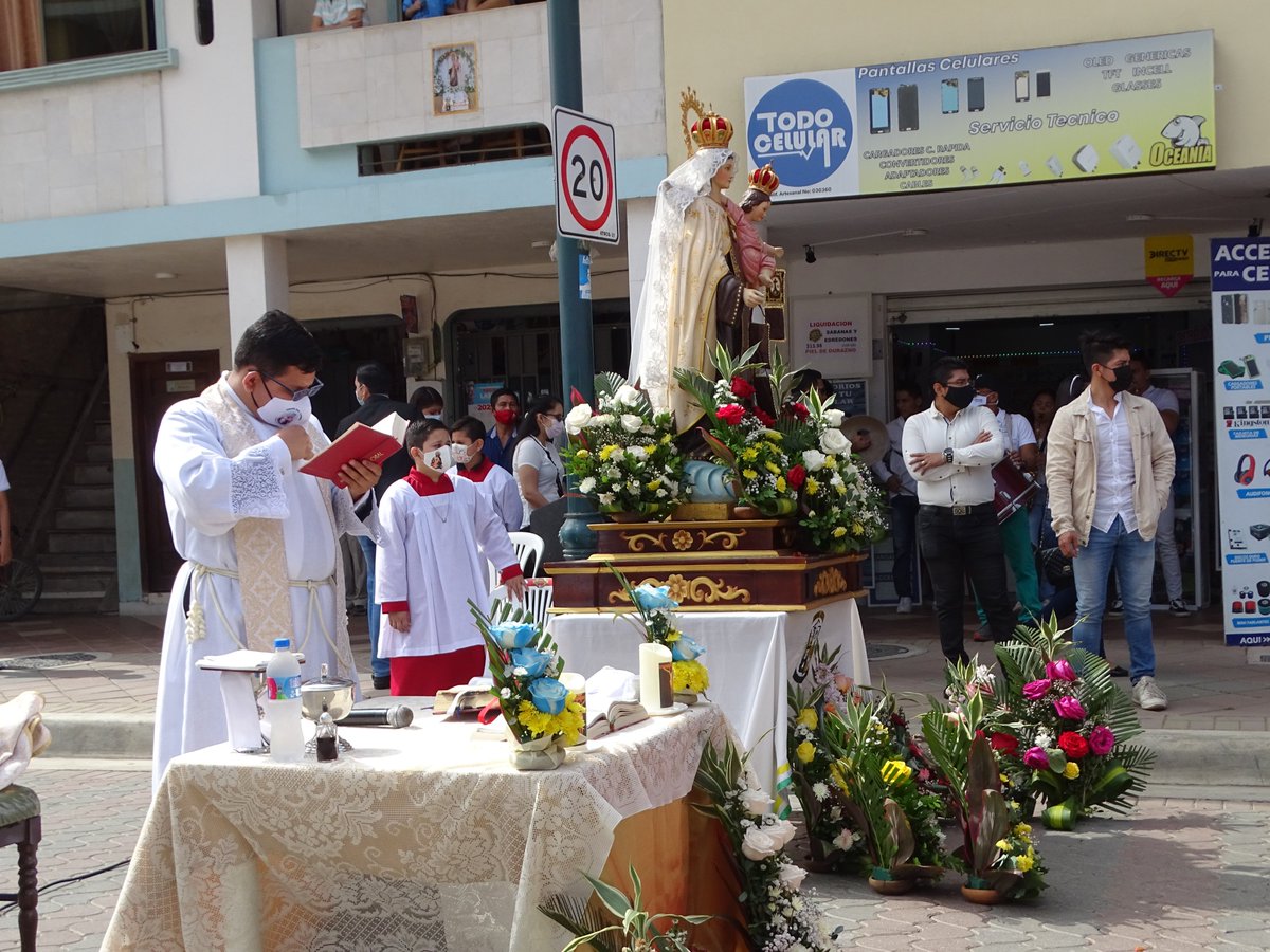 Fiestas Patronales de Lomas de Sargentillo arrancan con Santa Eucaristía en Simón Bolívar